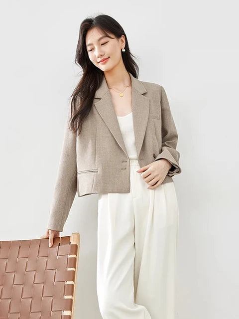 Office Cropped Blazer