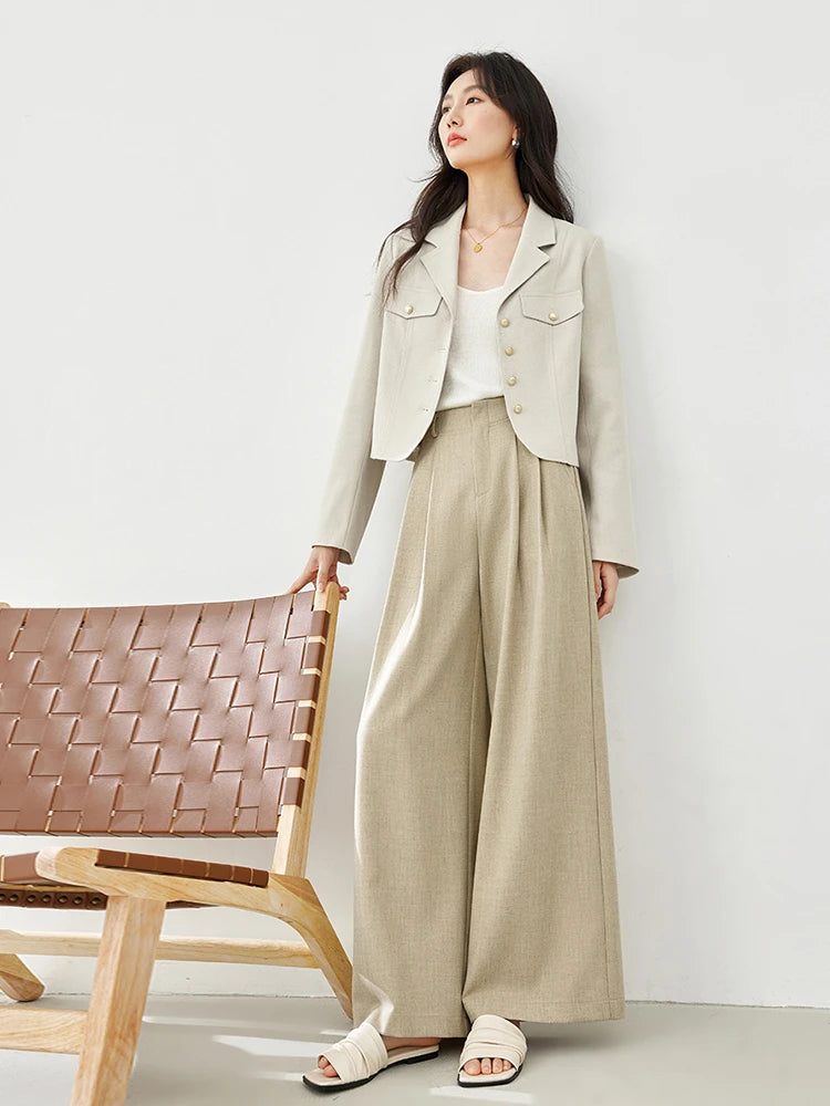Stylish Spring Wide-Leg Pants