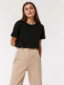 Switch Fashionable Solid Loose Fit Women&#39;s Top 2 image